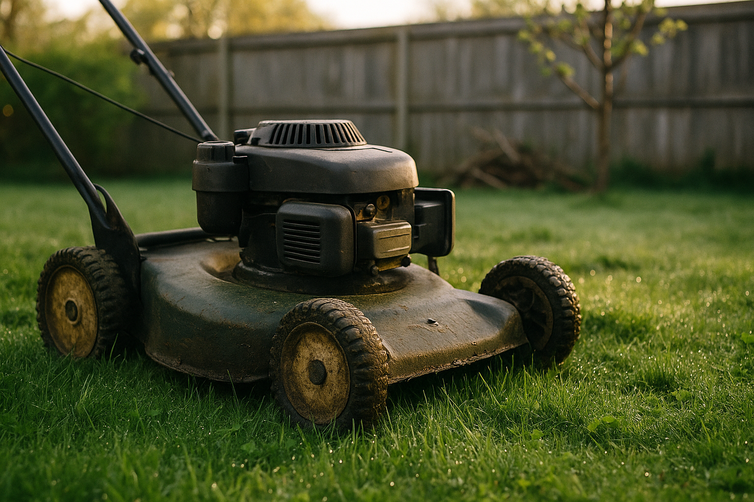 Préparez votre jardin pour le printemps avec nos puissantes tondeuses à essence – idéales pour les pelouses denses et hautes.