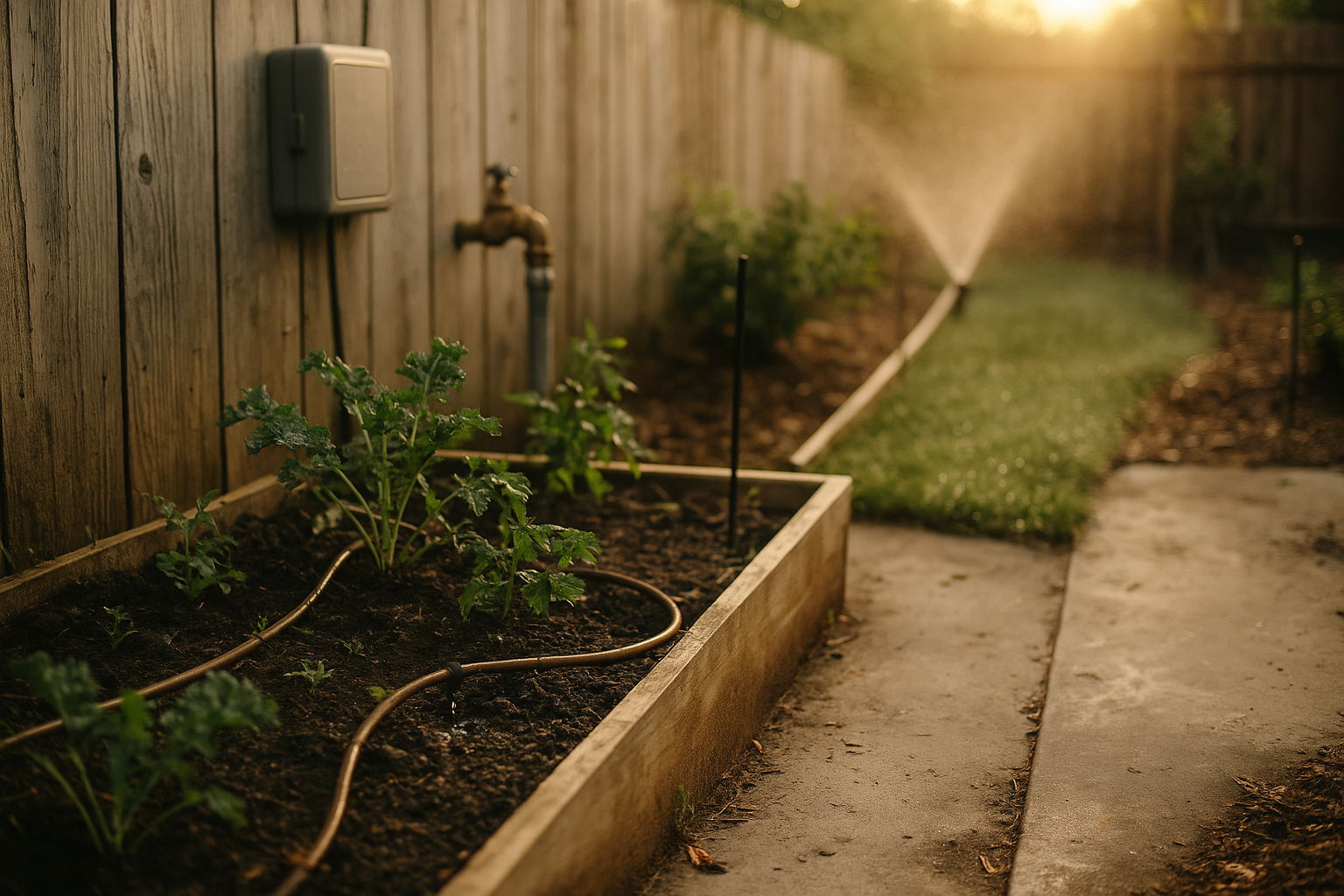 Smart garden irrigation system: Water saving and convenience at your fingertips
