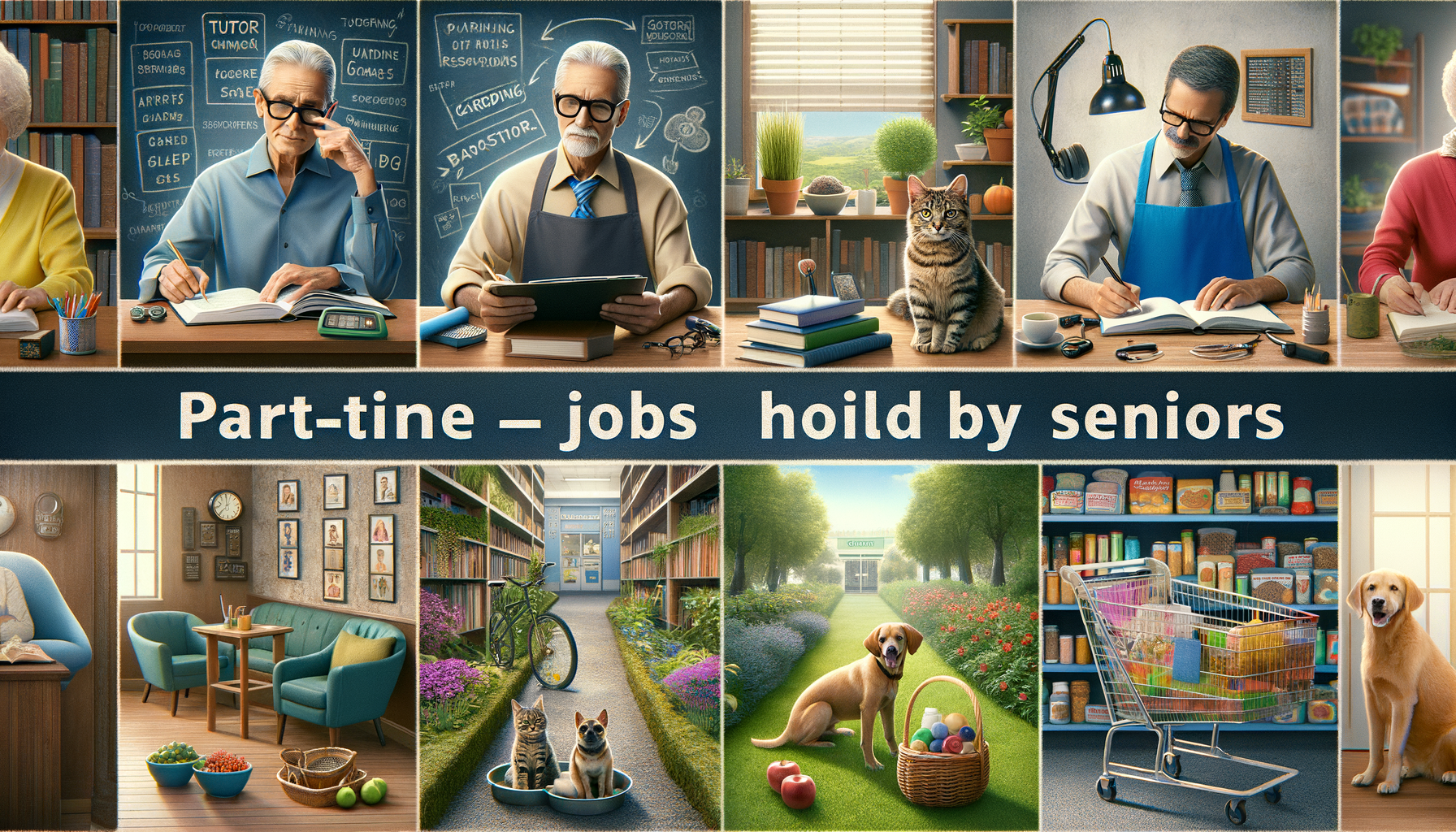Overview of Part-Time Job Types Commonly Pursued by Seniors