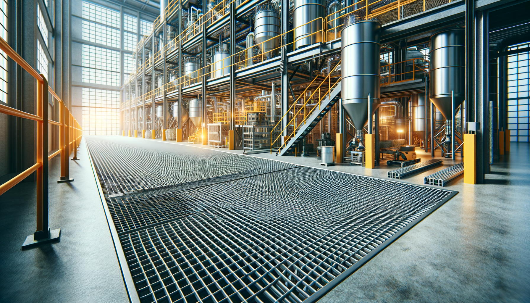 Fiberglass Grating: Durable & Lightweight for Industrial Use