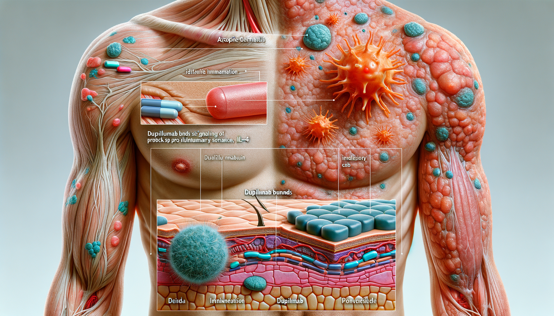 How Dupilumab Works for Atopic Dermatitis
