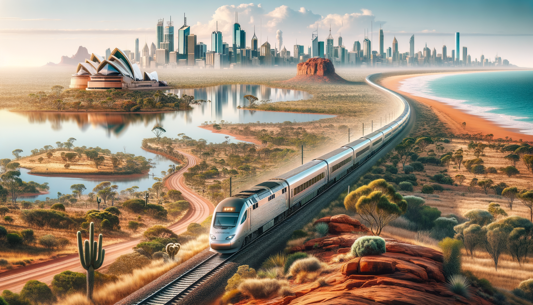Train Travel Across Australia from East to West